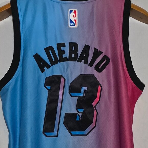 Nike Connect NBA Auth Miami Heat Vice City Edition #13 Bam Adebayo Jersey - L* - Picture 5 of 5